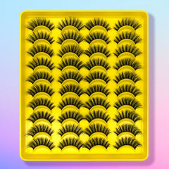 20 Pairs 3D Faux Mink Lashes for Natural Volume & Extension