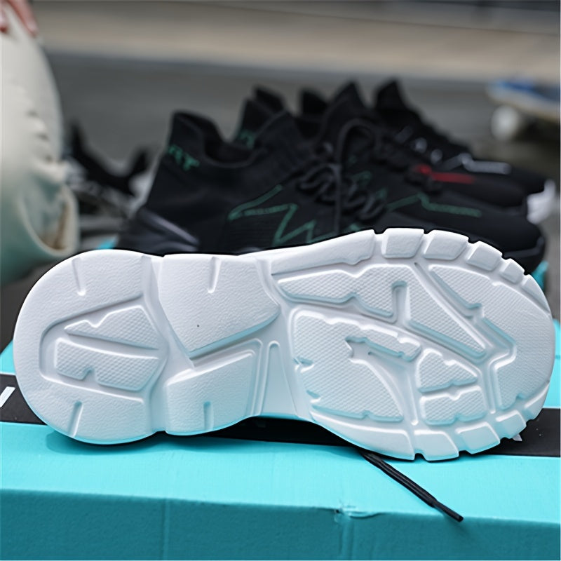 Women's Breathable Chunky Sneakers Lace-up Running Shoes