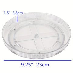 360 Rotating Makeup Organizer Countertop Cosmetic Holder Shelf