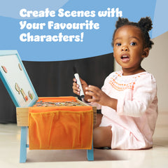 Bluey 102D Creation Station 2-in-1 Magnetic Whiteboard & Lap Tray for Kids