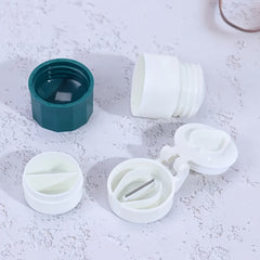 Portable 4-In-1 Pill Box Grinder & Splitter