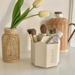 5 Compartment Rotating Makeup Brush Holder