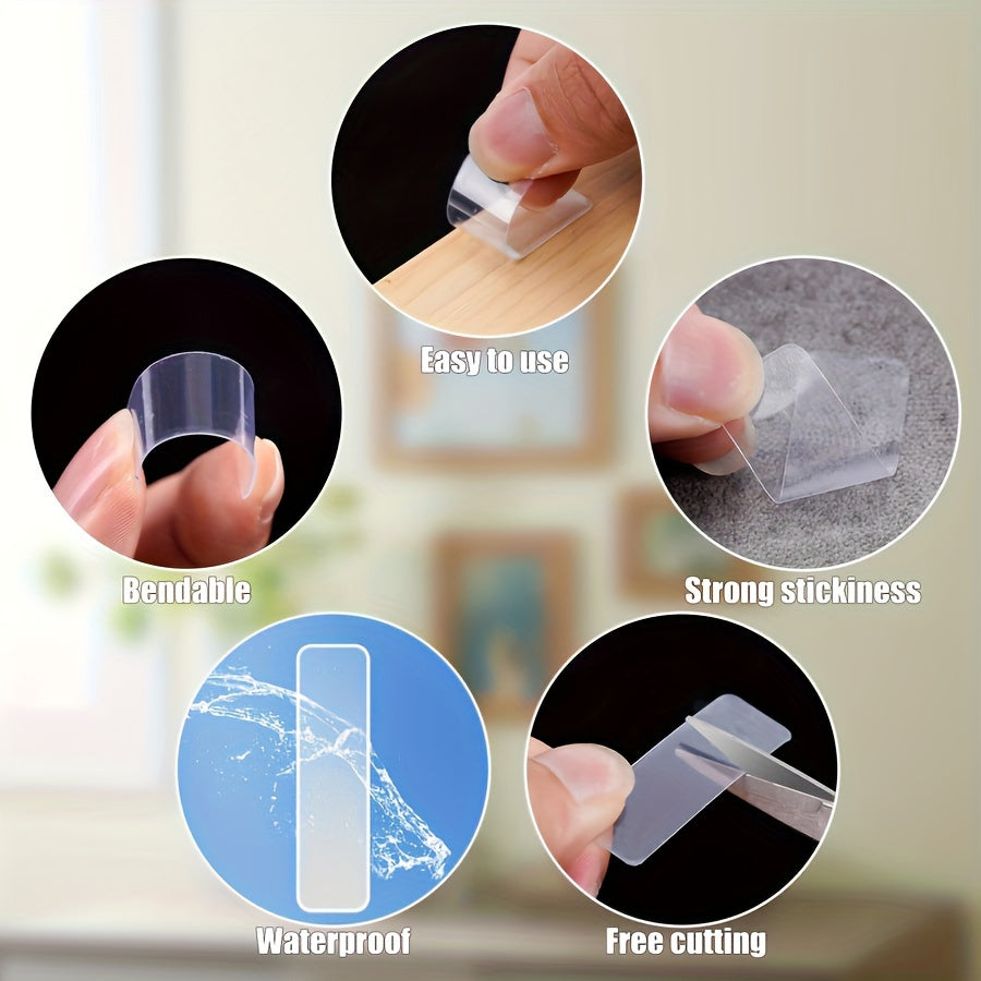 120pcs Non marking Stickers Double-sided Adhesive Strong Stickers
