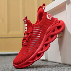 Soft Thick Sole Shock Absorption Sneakers Lightweight Mesh Breathable