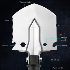 Mini Portable Folding Shovel & Tools for Camping Outdoor Survival