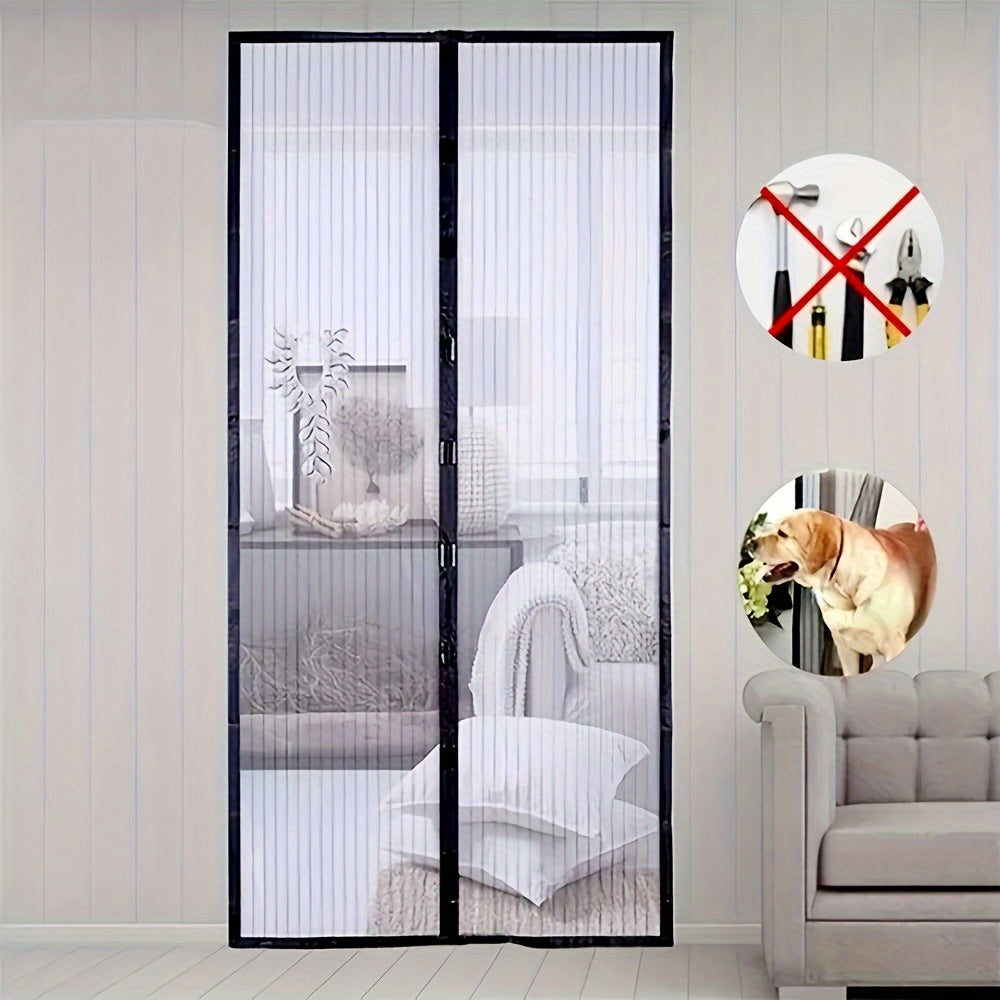 1pc 4 Sizes Magnetic Mosquito Net Insect Proof Door Curtain Mesh