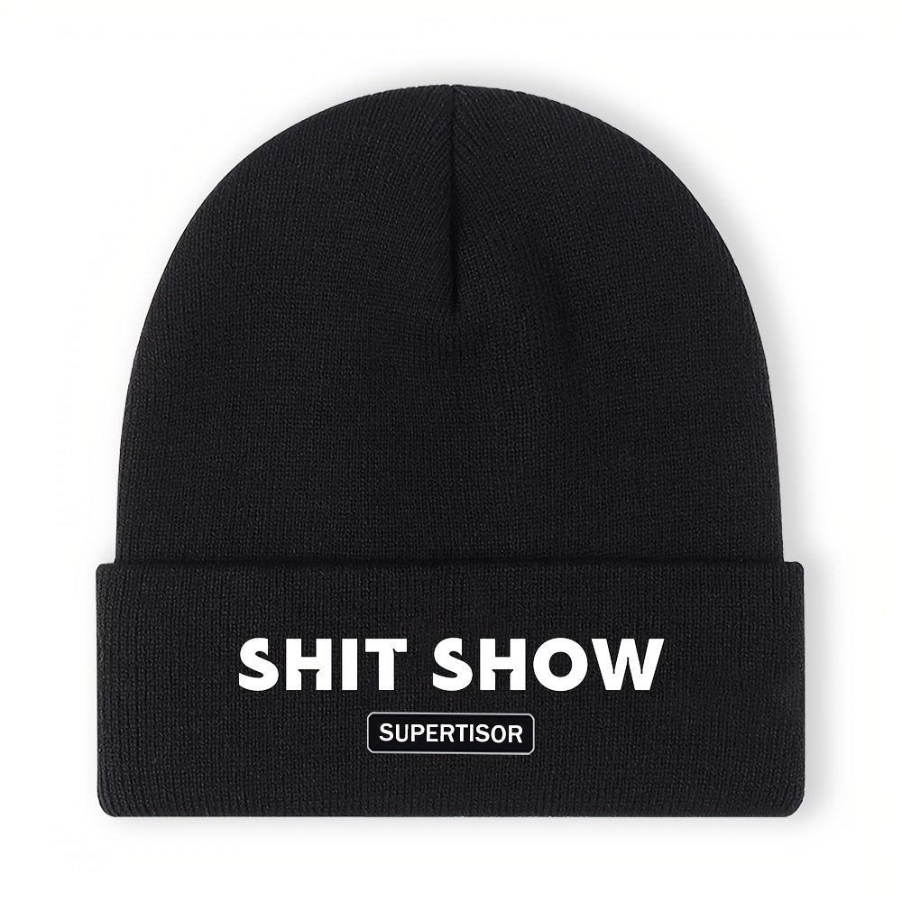 Knitted Beanie Hat Outdoor Warm Cap for Men Women