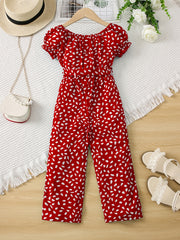 Toddler Girls Off Shoulder Rompers Jumpsuits For Beach Vacation