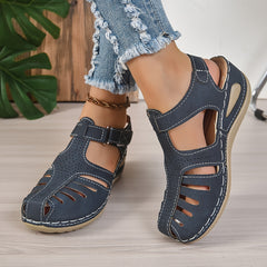 Women's Hollow Out Wedge Sandals Non-Slip Beach Sandals