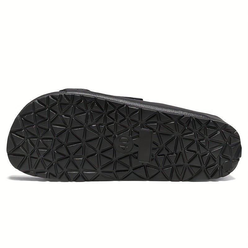 Men's Two Band Slide Sandals for Outdoor Beach