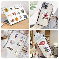 50pcs Science Lab Stickers for Teachers Physics Chemistry Math Experiment