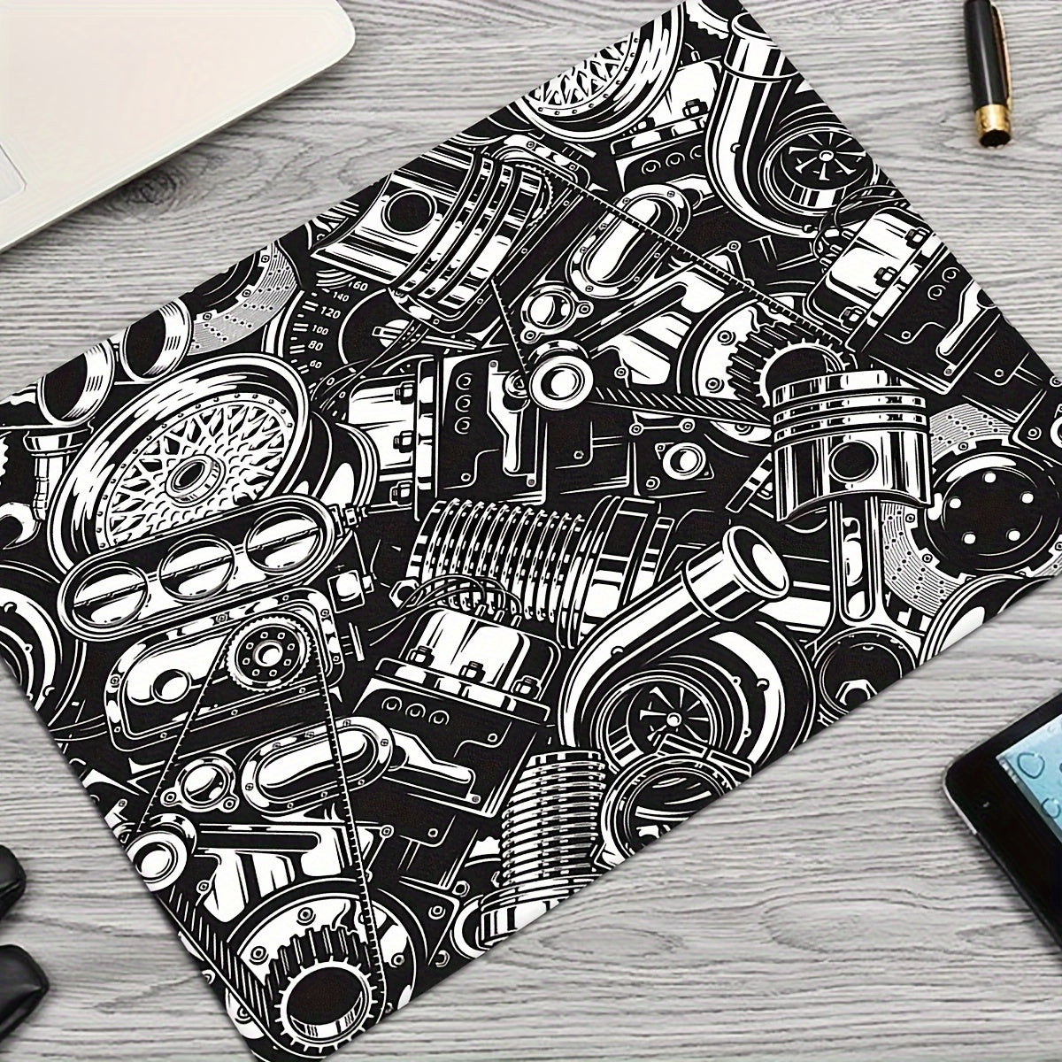 Automobile Car Parts Non Slip Rubber Mouse Pad 30x70cm