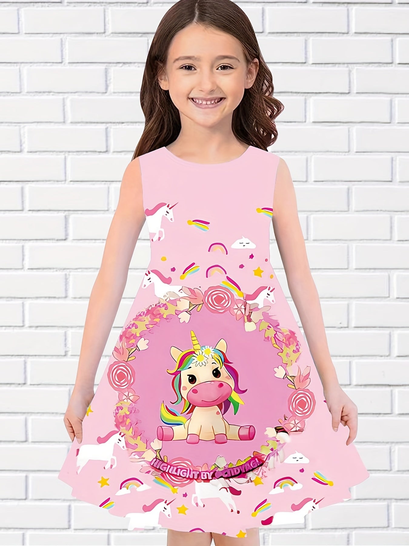 Adorable 3D Printed Star Princess Dress for Girls