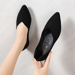 Women's Pointed Toe Ballet Flats Soft Sole Slip On Shoes