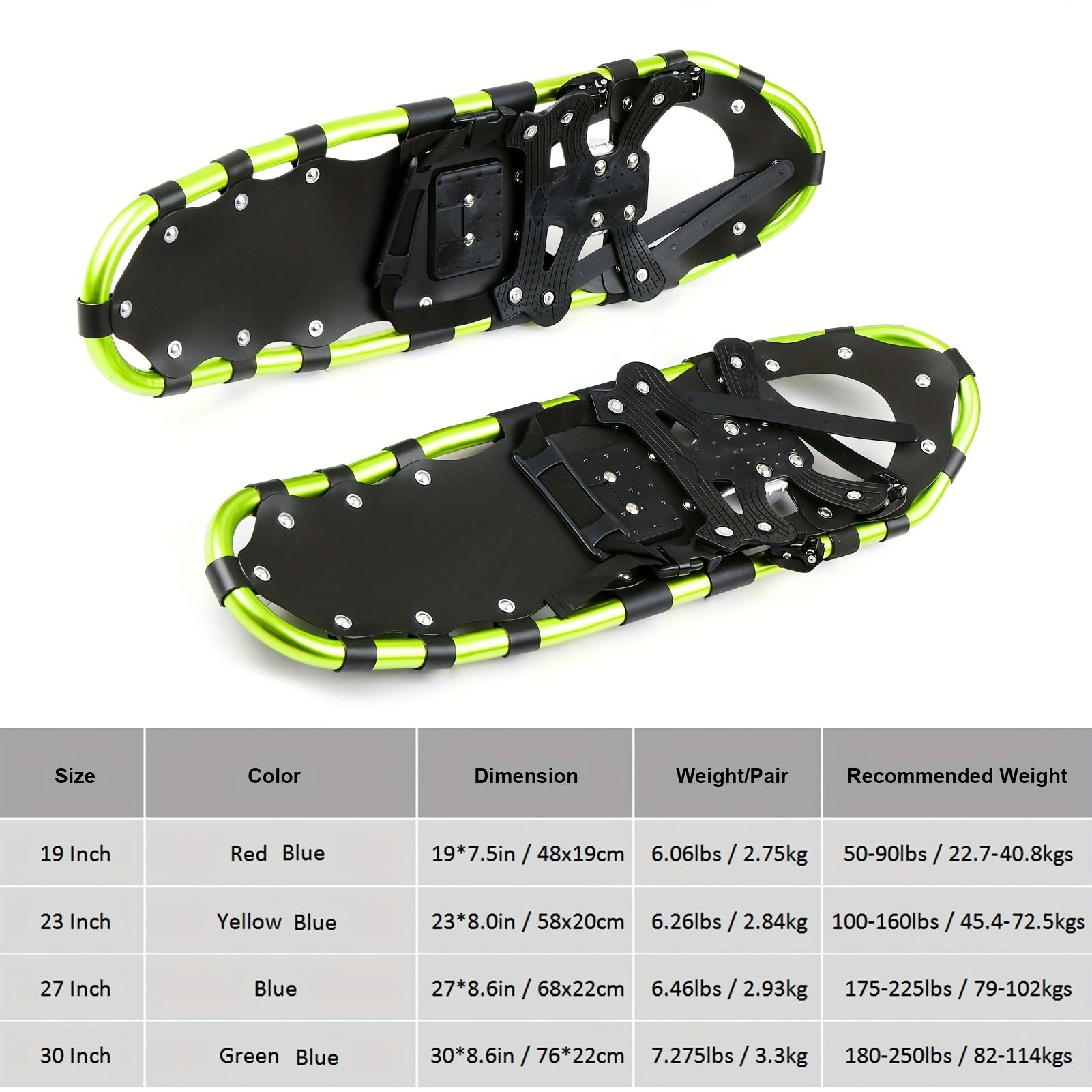 Unisex Double Snowboards & Ski Poles Set for Ski Sports