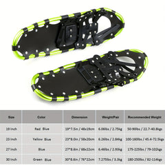 Unisex Double Snowboards & Ski Poles Set for Ski Sports