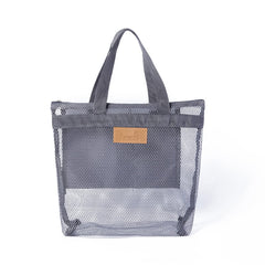 Portable Beach & Swimming Mesh Bag w/ Shower Organizer