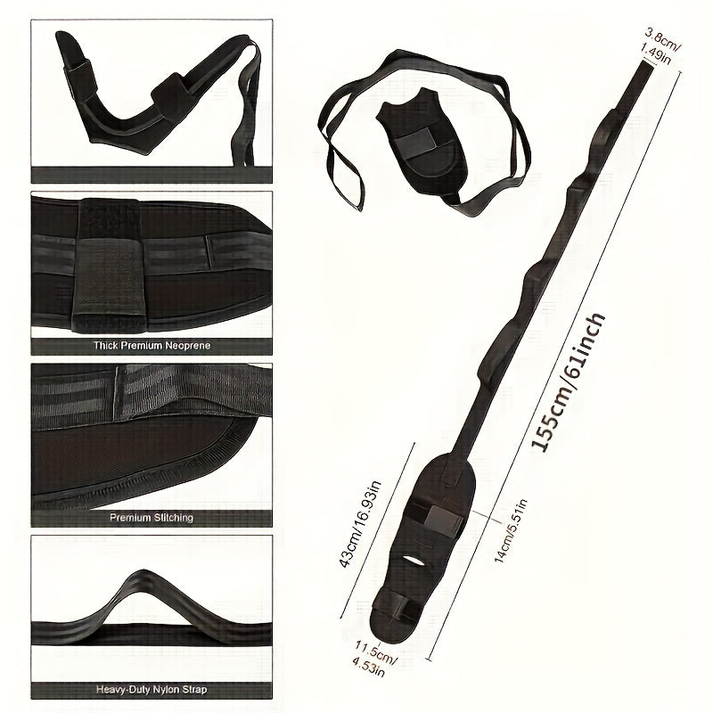 Yoga Flexibility Stretching Band Leg Strap Ballet Cheer Dance Gymnastics Trainer