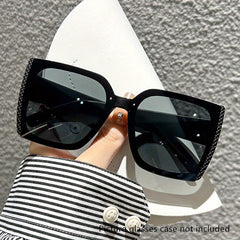 Large Square Sunglasses UV400 Sun Shades Party Beach Travel