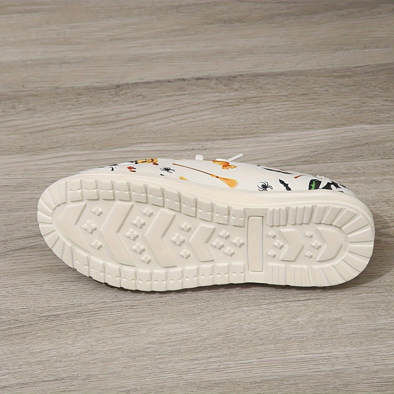 Women's Halloween Witch Pumpkin Boat Shoes Lightweight Flats