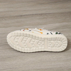 Women's Halloween Witch Pumpkin Boat Shoes Lightweight Flats