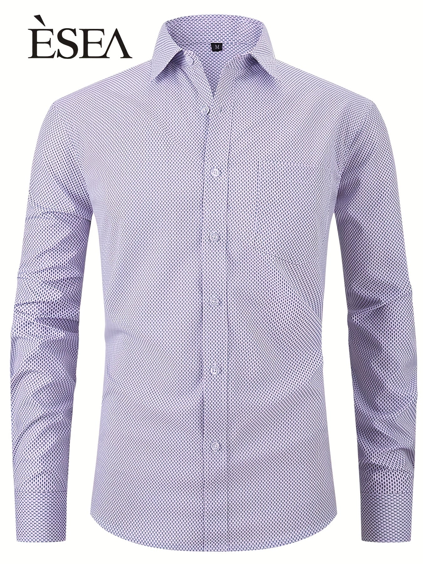 Men's Classic Button Up Shirt With Chest Pocket