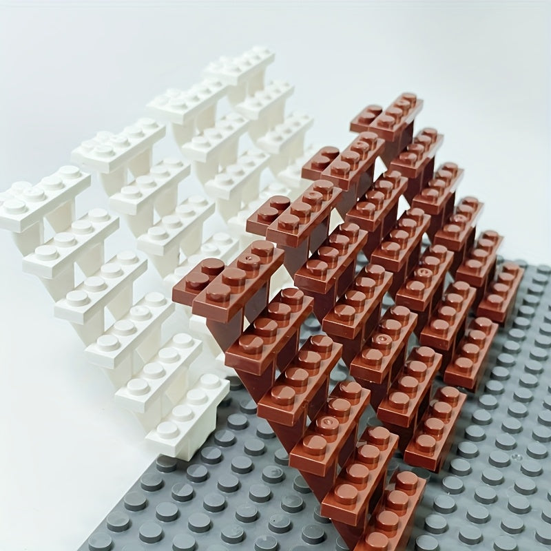 Set of 4 Staircase Bricks Building Blocks for DIY Toy House And Garden