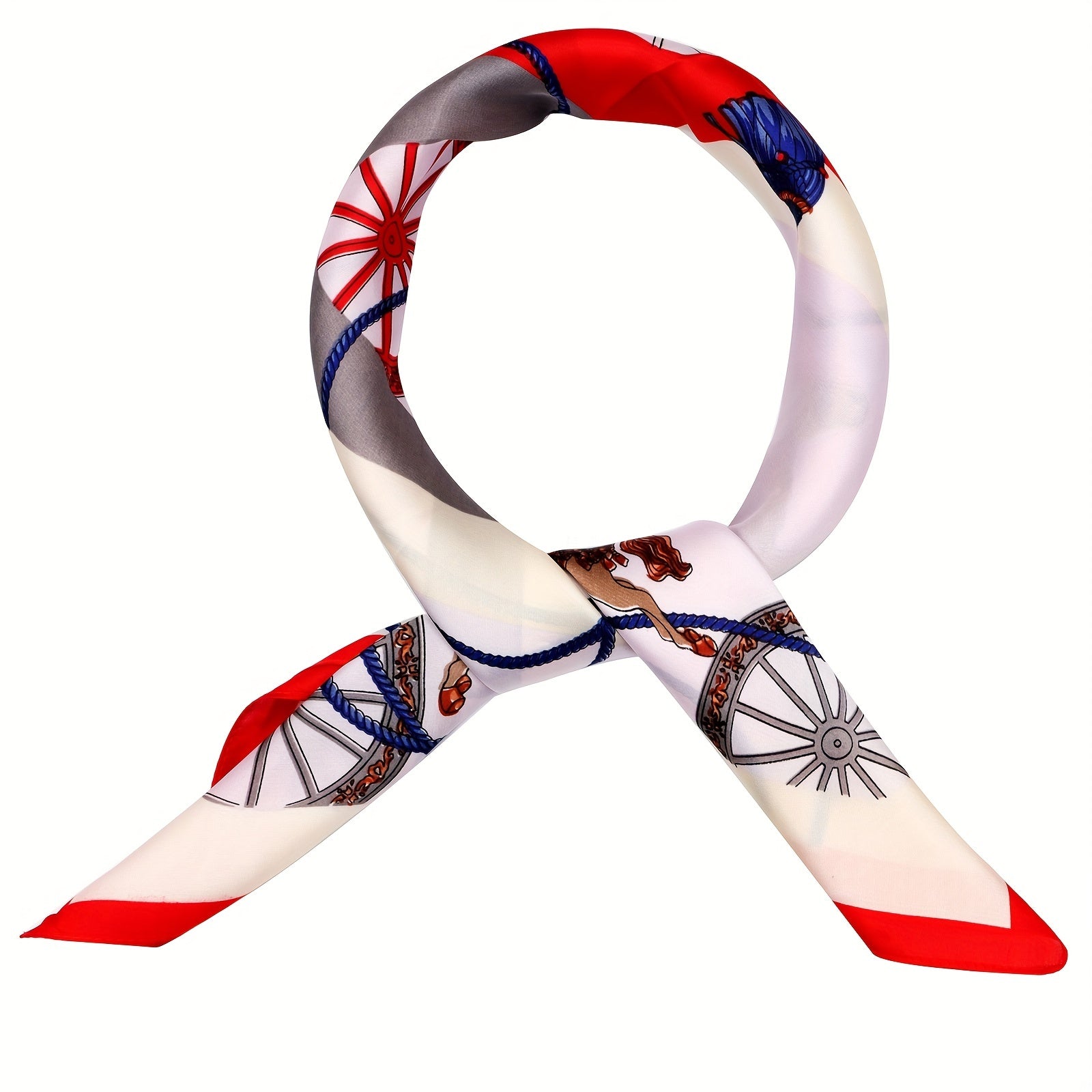 Luxury Silk Scarf Print Satin Scarf Head Neck Scarf Hair Wrap