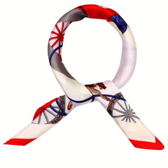 Luxury Silk Scarf Print Satin Scarf Head Neck Scarf Hair Wrap