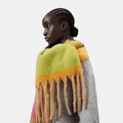 Soft Tassel Scarf Warm Shawl for Autumn & Winter