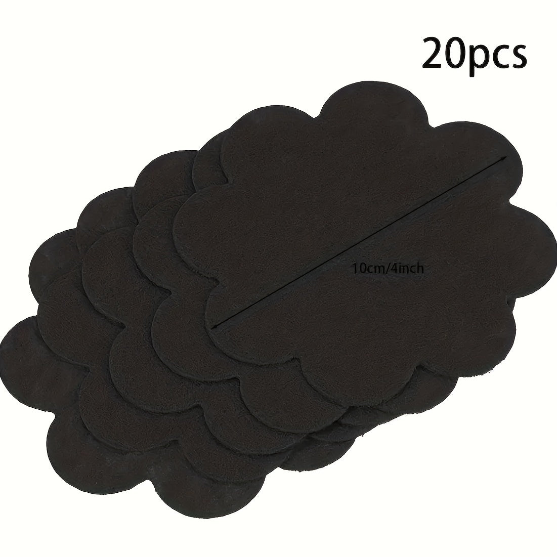 20pcs Flower Pot Gasket Anti-leakage Soil Round Plastic Bottom Hole Gasket