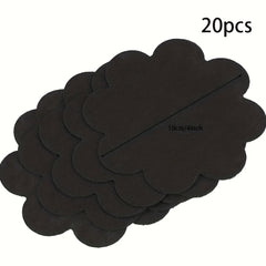 20pcs Flower Pot Gasket Anti-leakage Soil Round Plastic Bottom Hole Gasket