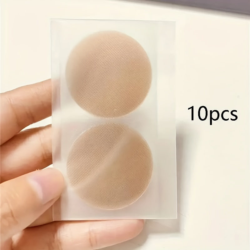 10 Pairs Men's Sports Nipple Stickers Prevent Friction