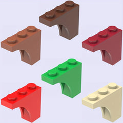 Halloween Building Blocks 20pcs Set Unilateral Bridge & 12pcs Floor Bricks