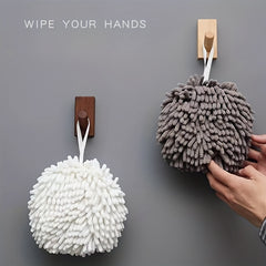 Chenille Hand Wipe Ball Absorbent Soft Hand Towel