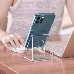 Acrylic Phone Holder Transparent Phone Holder for All Smartphones