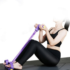Resistance Band With Pedals for Home Fitness