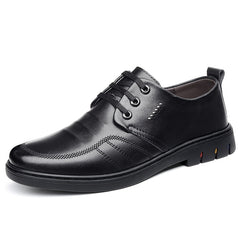 Men's Leather Derby Shoes Lace Up Business Formal