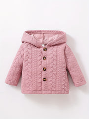 Baby Girls Hooded Coat Waterproof Jacket