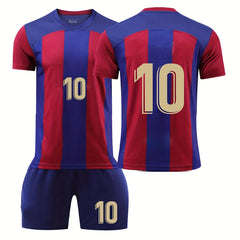 Kids Soccer Jerseys Set w/ Shorts - Sports Team Training Uniform