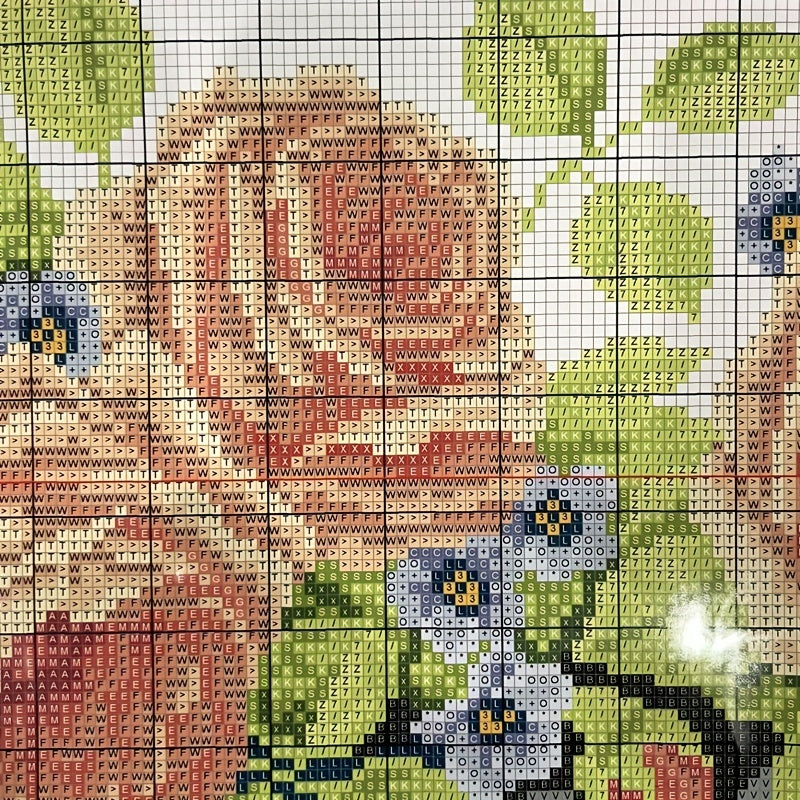 Cross Stitch Living Room Rose Flower Modern Painting Self Embroidery Kit