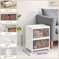 Plastic Storage Bins With Double Doors