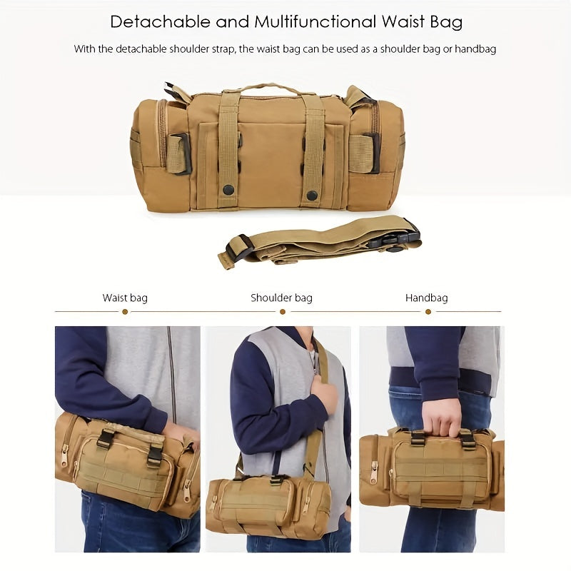 Waterproof 3P Waist Bag for Camera - Multifunctional Outdoor Bag