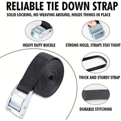 24 Lashing Straps Cargo Tie Down Strap Up To 200lbs
