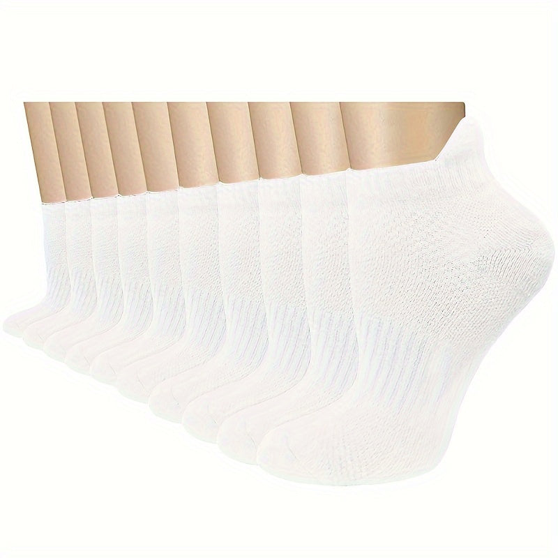 Men's Mid Crew Sport Socks 3-Pack Nylon Blend for Basketball Running