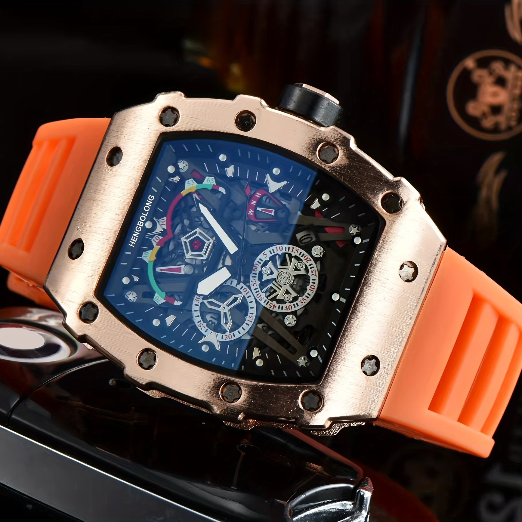 Kids Quartz Barrel Watch Pointer Alloy Wristwatch Men's Accessories
