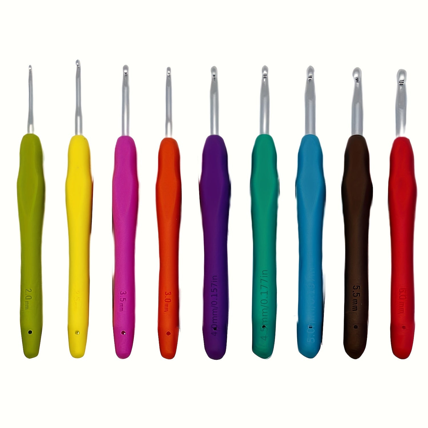 33pcs Crochet Hook Knitting Needle Tool Set Soft Handle Ergonomic Needles