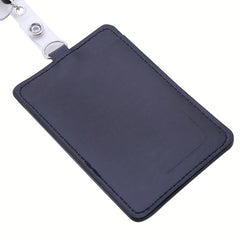 Retractable Buckle PU Card Holder Cover