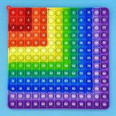 9x5 12x12 Multiplication Push Bubble Pop Fidget Math Big Size Toys