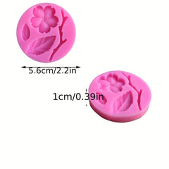 Peach Blossom Silicone Mold for DIY Candles and Crafts